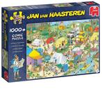 Jan van Haasteren - Kamperen in het Bos Puzzel (1000, Hobby en Vrije tijd, Nieuw, Verzenden