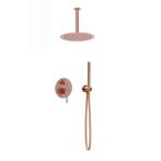 Inbouw regendouche met plafond arm 25cm douchekop mat rosé, Doe-het-zelf en Verbouw, Sanitair, Verzenden, Nieuw