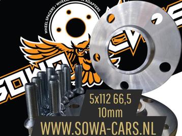 Spacers 10mm AUDI A4 A5 A6 A7 A8 Q5 5x112 Spoorverbreders beschikbaar voor biedingen