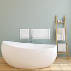 Wiesbaden Inbouwnis | Exellence | 30x60x10cm | RVS Mat Wit, Ophalen of Verzenden, Nieuw, Bad
