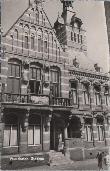 WINSCHOTEN - Stadhuis, Verzamelen, Ansichtkaarten | Nederland, Verzenden