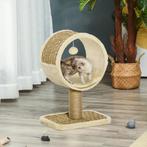 TRUUSK Krabpaal Klein, H56 Cm, Met Grote Cirkel Voor Kleine, Dieren en Toebehoren, Katten-accessoires, Verzenden, Nieuw