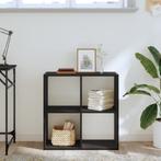 vidaXL Boekenkast 68,5x32x68,5 cm bewerkt hout zwart, Huis en Inrichting, Kasten | Boekenkasten, Verzenden, Nieuw, Overige houtsoorten