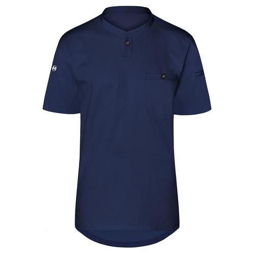 GGM Gastro | (6 stuks) KARLOWSKY | Korte Mouw Heren |, Kleding | Heren, Overhemden, Blauw, Nieuw, Verzenden