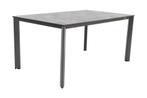 Kettler Edge tuintafel 160 x 95 cm. - HPL antraciet, Tuin en Terras, Tuintafels, Verzenden, Nieuw, Rond, Overige materialen