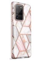 DrPhone SCR1 - Samsung Galaxy Hoesje - S20 - Roze - Silver -, Nieuw, Verzenden