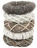 Krans Stack Greywash set 5 stuks Ø40 cm, Ophalen of Verzenden, Nieuw