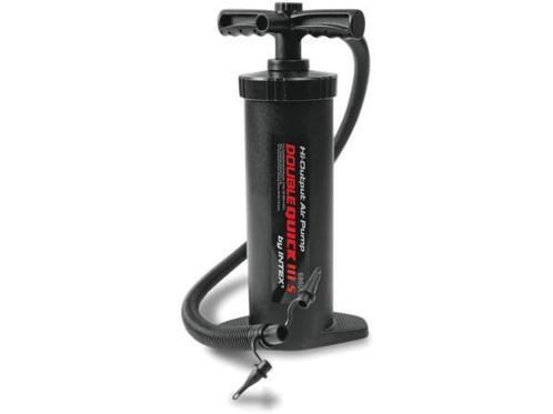 Veiling - Intex 68605 Double Quick III S Handpomp 2,6L, Caravans en Kamperen, Luchtpompen, Gebruikt