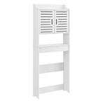 Ombouwkast wasmachine Storfors toilet 155x62x20 cm wit