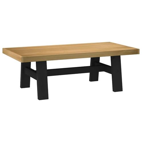 vidaXL Salontafel NOAIN A-vormige poten 120x60x40 cm massief, Huis en Inrichting, Tafels | Salontafels, 100 tot 150 cm, Nieuw