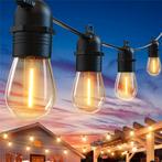 LED solar prikkabel - 10 lampen - 10 meter - IP44, Nieuw, Minder dan 50 watt, Zonne-energie, Overige typen