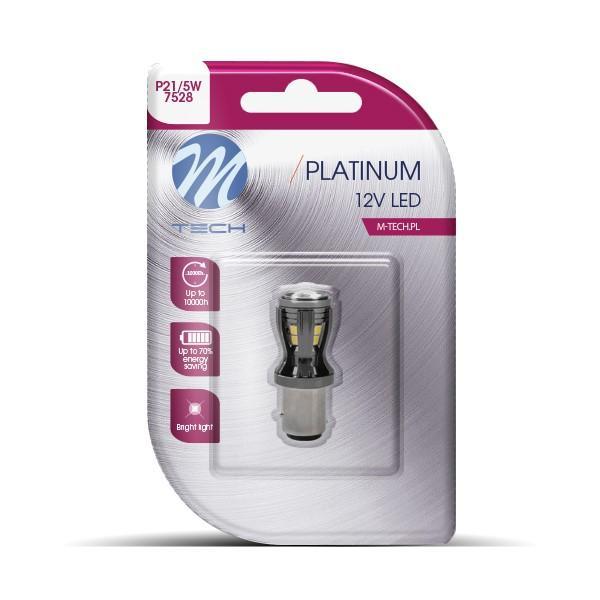 M-Tech Platinum LED P21/5W BAY15d 12V - 14x Osram Led d..., Auto-onderdelen, Verlichting, Nieuw, Verzenden