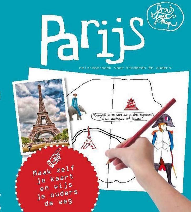 Parijs / DrawYourMap 9789462321595 Lisa van Gaalen, Boeken, Overige Boeken, Zo goed als nieuw, Verzenden