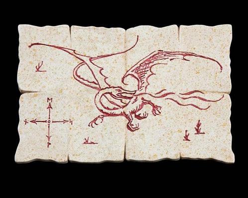 The Hobbit Dragon Map Magneet, Verzamelen, Lord of the Rings, Nieuw, Ophalen of Verzenden
