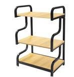 Printertafel met 3 planken van hout en staal, Verzenden, Nieuw