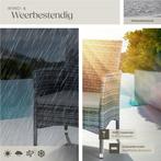 Tuinstoelen - Met kussens - Weerbestendig - 2 stuks - Grijs, Tuin en Terras, Tuinstoelen, Verzenden, Zo goed als nieuw