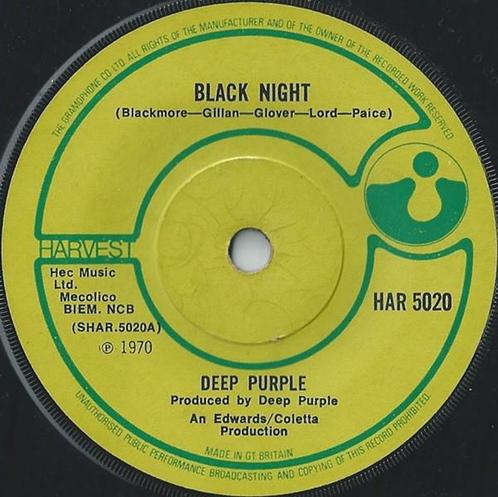 Deep Purple - Black Night, Cd's en Dvd's, Vinyl | Rock, Gebruikt, Ophalen of Verzenden