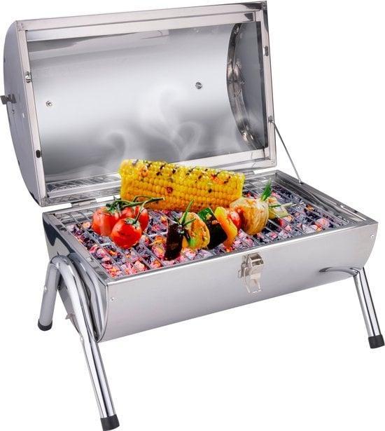2dekans | BBQ Collection draagbare houtskoolbarbecue -, Tuin en Terras, Houtskoolbarbecues, Zo goed als nieuw, Ophalen of Verzenden
