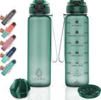 Lekro Waterfles met Tijdmarkeringen - Motivatie Drinkfles, Huis en Inrichting, Keuken | Tupperware, Ophalen of Verzenden, Nieuw
