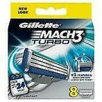 Gillette Mach3 Turbo Scheermesjes (8st.), Verzenden