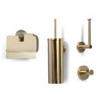 Blue Label - Blue Label Vida Toiletaccessoires-set Goud, Huis en Inrichting, Ophalen of Verzenden, Nieuw, Blauw