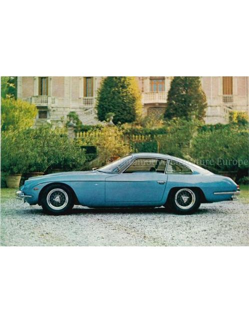 1965 LAMBORGHINI 350 G.T. ANSICHTKAART, Boeken, Auto's | Folders en Tijdschriften
