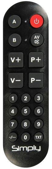Senioren / Slechtzienden universele afstandsbediening [SE..., Audio, Tv en Foto, Afstandsbedieningen, Verzenden