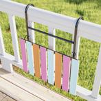 [en.casa] Balkontafel Petäjävesi inklapbaar 60x40x58 cm zwar, Tuin en Terras, Tuintafels, Verzenden, Nieuw