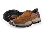 Skechers Instappers in maat 42 Bruin | 10% extra korting, Kleding | Heren, Bruin, Verzenden, Overige typen, Zo goed als nieuw
