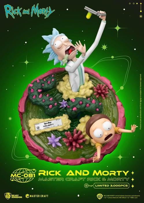 Rick and Morty Master Craft Statue Rick and Morty 42 cm, Verzamelen, Film en Tv, Nieuw, Ophalen of Verzenden