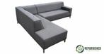 Refurbished 5-zits hoekbank antraciet met 1 jaar garantie!, Huis en Inrichting, Banken | Bankstellen, 250 tot 300 cm, Gebruikt