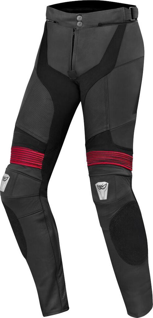 Berik Flexius Zwart Rood Leren Motorbroek, Motoren, Kleding | Motorkleding, Heren, Nieuw met kaartje, Broek | leer, Verzenden