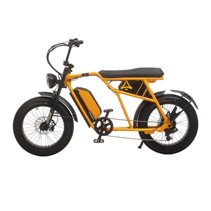 CAVET Air Fatbike - 250W - 100km Actieradius - geel, Fietsen en Brommers, Elektrische fietsen, Nieuw, Overige merken, Ophalen