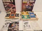 LCD Game - Coleco - Total Control 4 - System + 4 Games, Spelcomputers en Games, Verzenden, Gebruikt