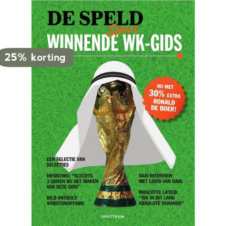 De Speld Sport winnende WK-gids 9789000385973, Boeken, Hobby en Vrije tijd, Zo goed als nieuw, Verzenden