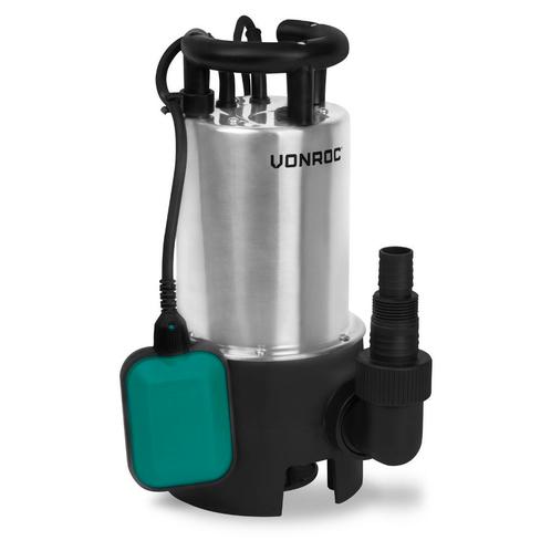 Dompelpomp 1100W – 20000 l/h – Roestvrij staal | Vuil- en, Tuin en Terras, Waterpompen, Nieuw, Verzenden