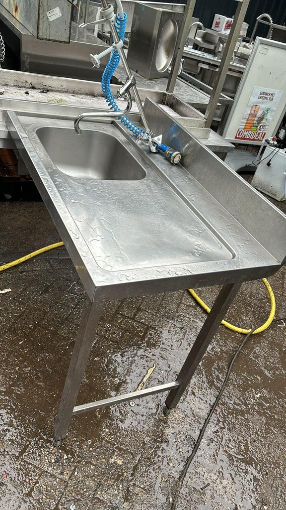 Aanvoertafel rechts 120x72x90, Zakelijke goederen, Horeca | Meubilair en Inrichting, Ophalen of Verzenden