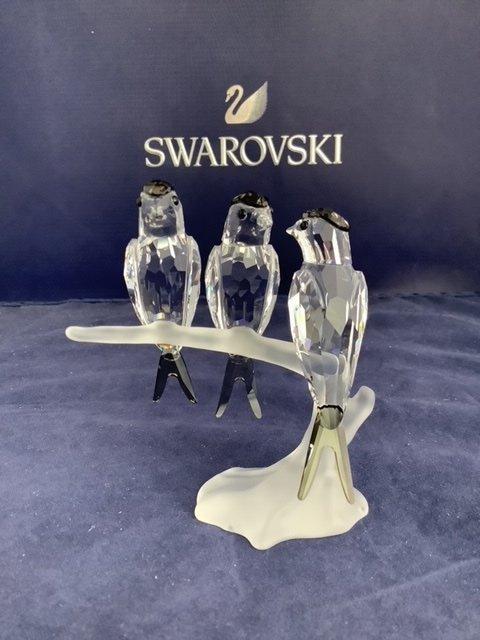 Swarovski - Anton Hirzinger - Beeldje, Zwaluwen - in doos en, Antiek en Kunst, Curiosa en Brocante