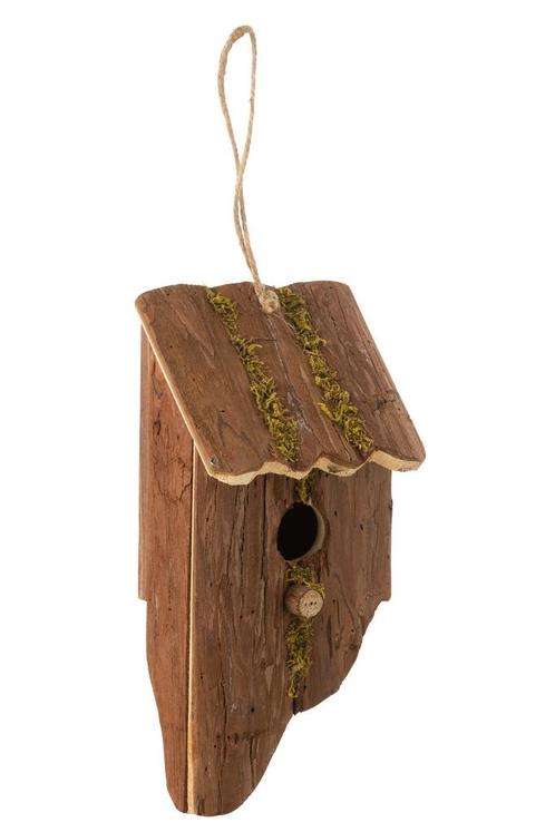 J-LINE VOGELHUISJE OBLIQUE – PIJNBOOMHOUT BRUIN (VOGELS), Diensten en Vakmensen, Dieren | Overige | Verzorging, Oppas en Les