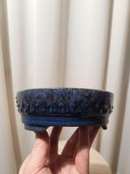 Bonsai schaal - 15,5x15,5x5cm - blauw geglazuurd - Hoogte