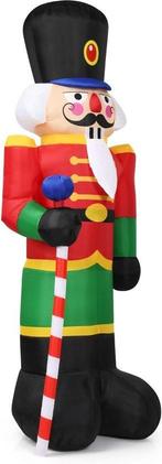 2dekans | Costway Hoge Opblaasbare Kerst Notenkraker Soldaat, Ophalen of Verzenden, Zo goed als nieuw
