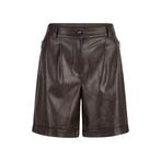 Marc Aurel • donkerbruine vegan leather shorts • 36, Kleding | Dames, Verzenden, Nieuw, Maat 36 (S), Marc Aurel