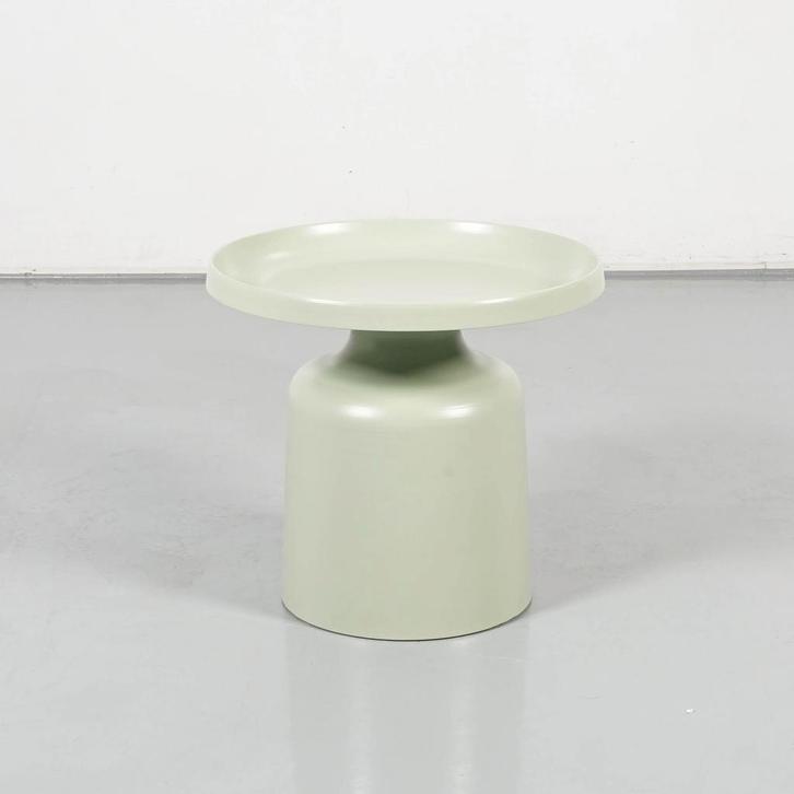 Bijzettafel Windhoek - Lichtgroen - 46 x 49 cm ø, Huis en Inrichting, Tafels | Salontafels, Ophalen of Verzenden