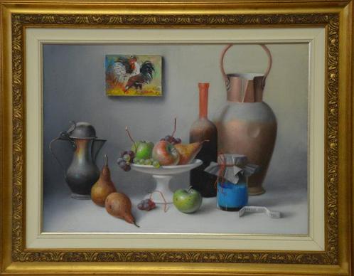 Proferio Grossi (1923-2000) - Natura morta, Antiek en Kunst, Kunst | Schilderijen | Modern