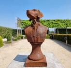 Beeldje - Dog bust - IJzer, Antiek en Kunst