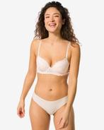 HEMA Damesstring micro met kant lichtroze 3+1 gratis, Verzenden