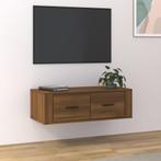 vidaXL Tv-hangmeubel 80x36x25 cm bewerkt hout bruin, Huis en Inrichting, Kasten | Televisiemeubels, Nieuw, Verzenden