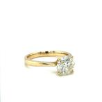 Ring - 14 karaat Geel goud - 2.01ct. tw. Diamant, Nieuw
