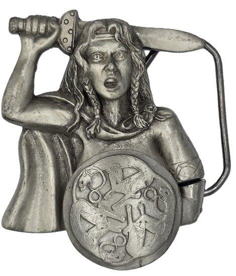 Nude Medieval Viking Maiden Female Warrier Buckle/riem gesp, Kleding | Heren, Riemen en Ceinturen, Verzenden
