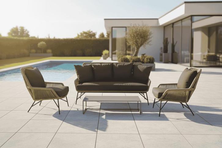 4 Seasons Outdoor Ramblas loungeset met Dali tafel  *** Sale, Tuin en Terras, Tuinsets en Loungesets, Ophalen of Verzenden